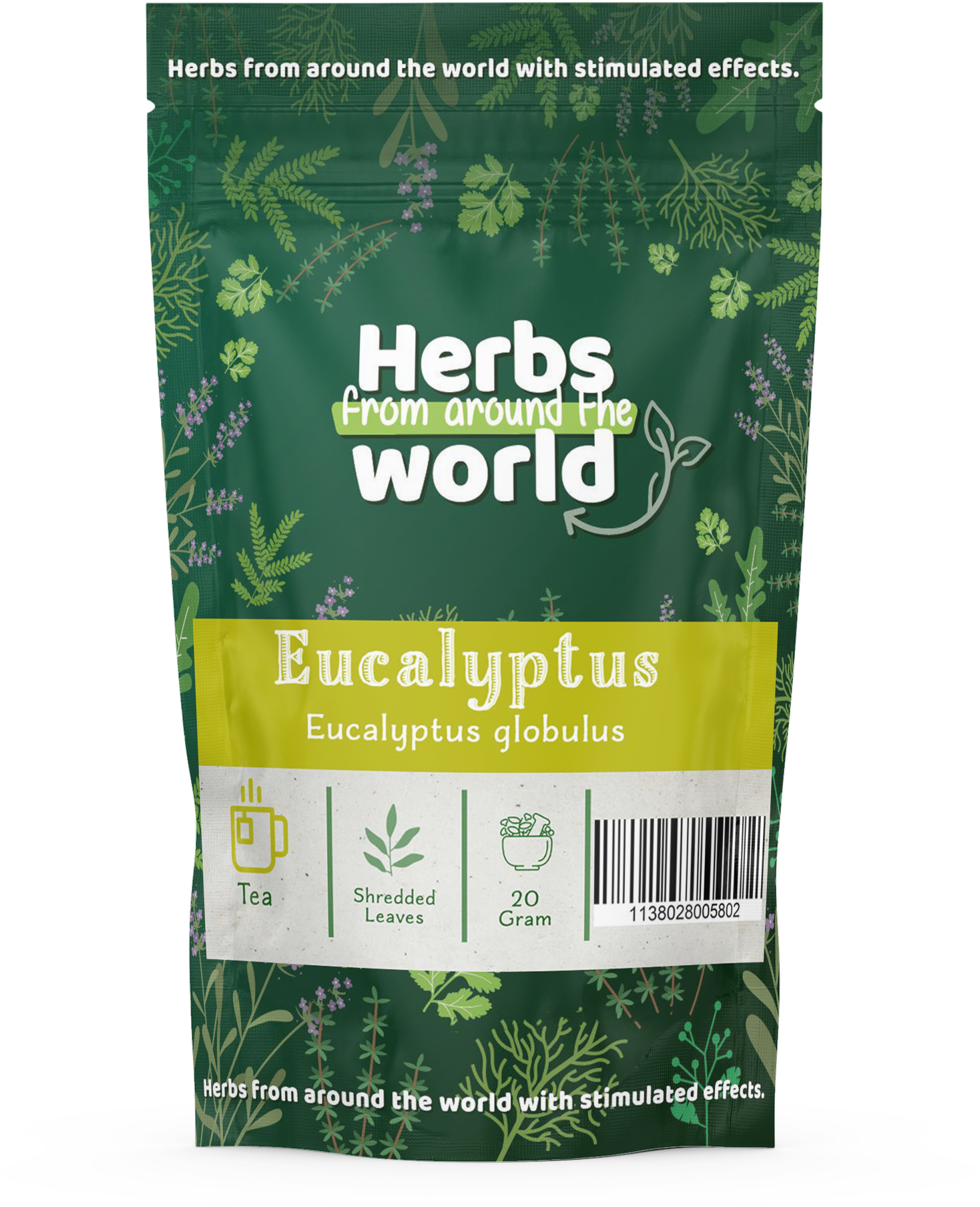 Eucalyptus globulus - shredded blad (Eucalyptus)