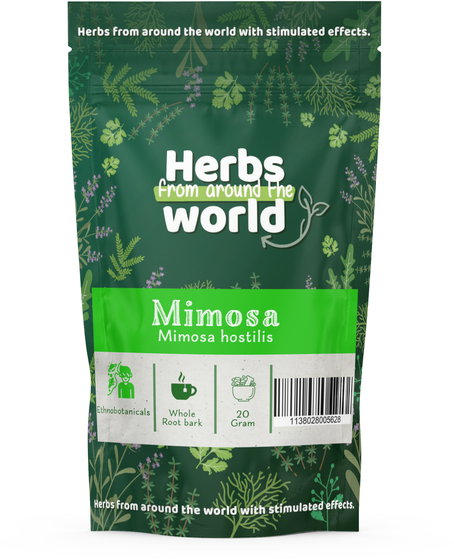 Mimosa rootbark whole - Mimosa Hostilis