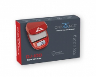 DJ-100-RD Miniscale- Red 100G X 0.01G - On Balance