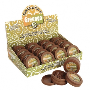 Display Greengo Brown Grinders 50 mm | 16 Pcs
