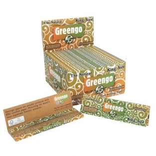 Greengo Unbleached King Size Regular - 50 Pcs