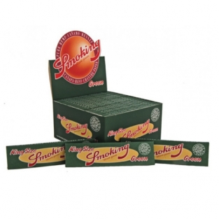 Smoking Green King Size - 50 Pcs