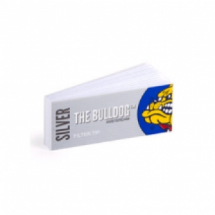 The Bulldog – Filter Tips Silver (display 50x)